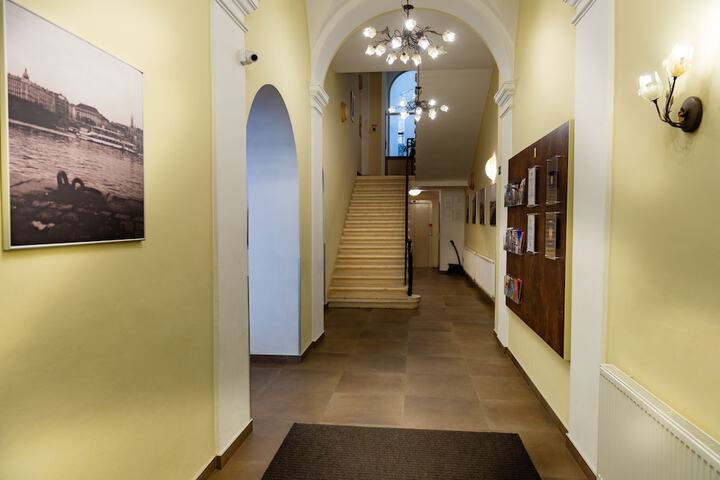 Interior entrance