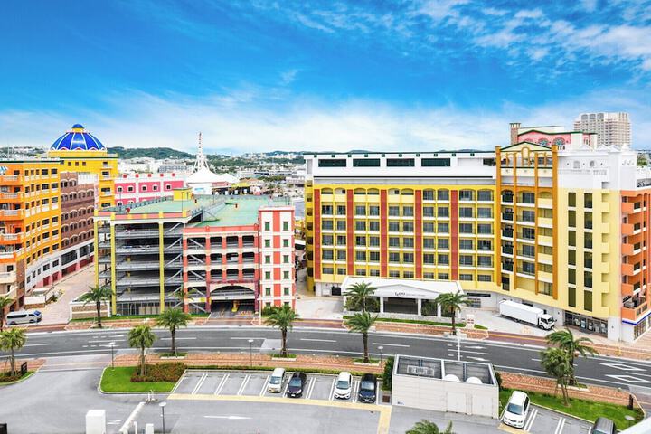 Exterior of Lequ Okinawa Chatan Spa & Resort