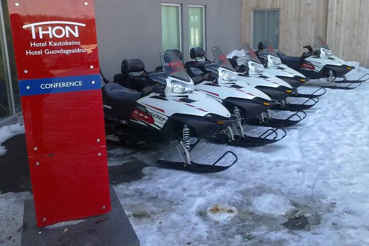 Snowmobiling