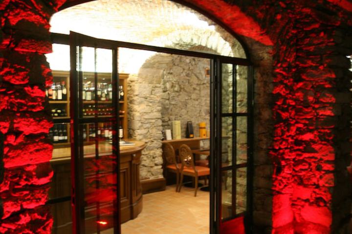 Interior entrance