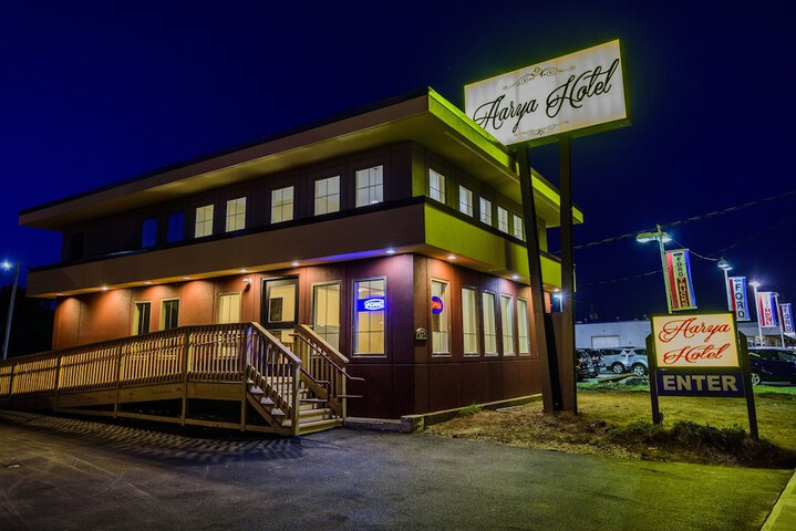 Front of property - evening/night