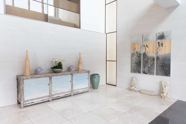 Interior entrance