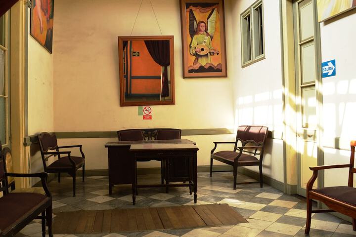 Lobby sitting area