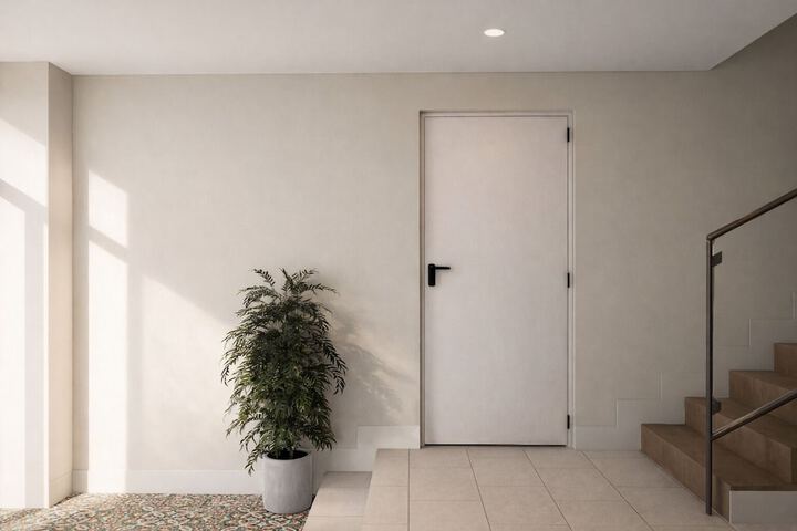 Interior entrance