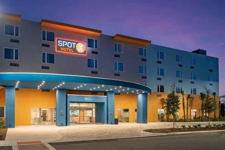 Front of property - evening/night