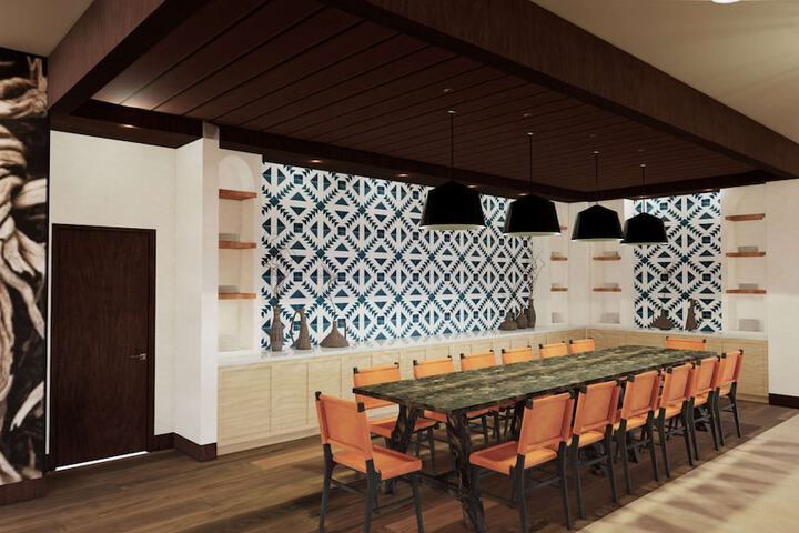 Breakfast area