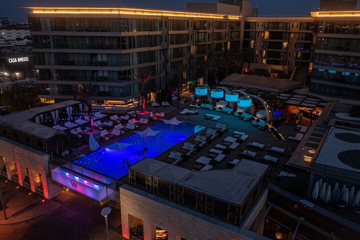 Rooftop pool