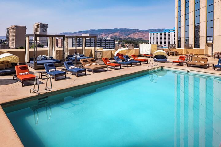 Rooftop pool
