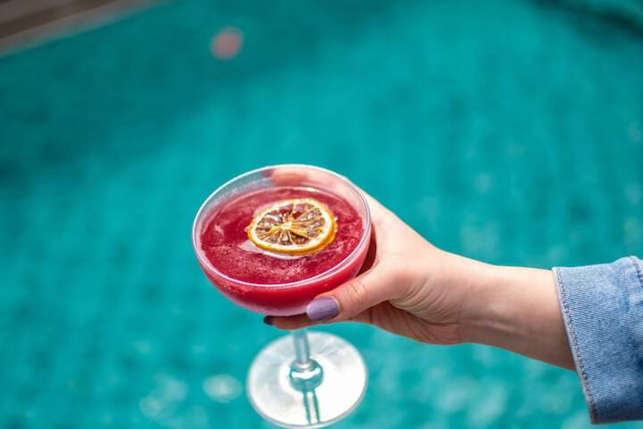 Rooftop pool