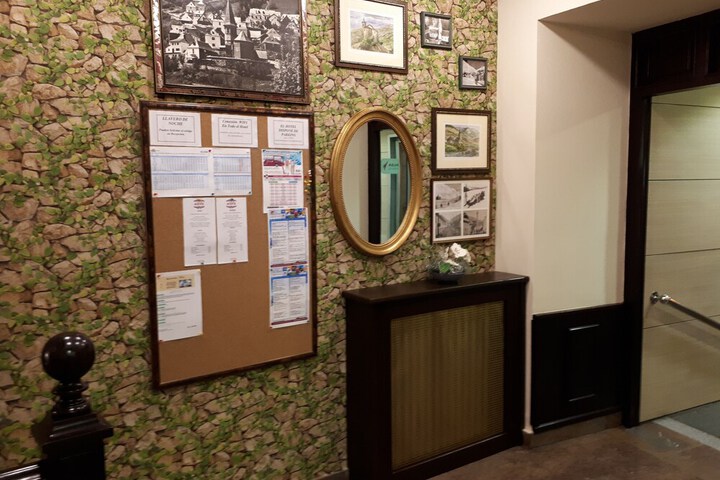 Interior entrance