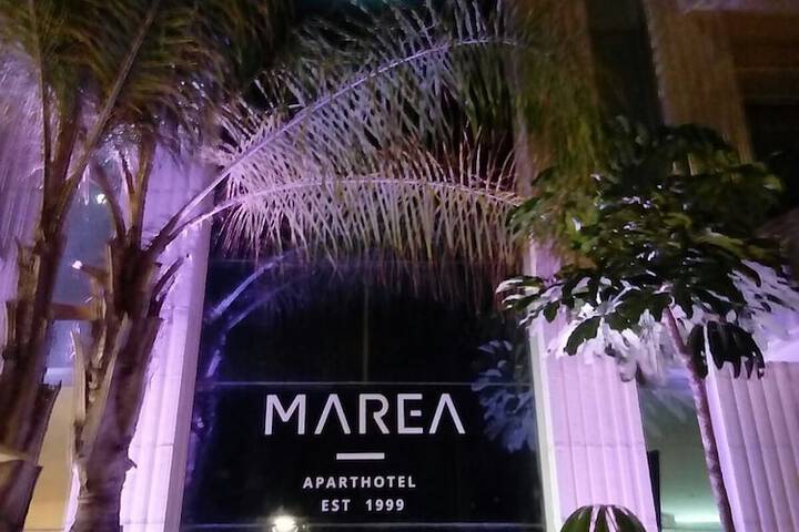 Front of property - evening/night