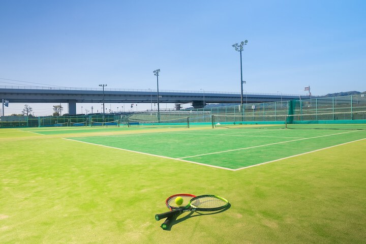 Tennis and Basketball Courts 47 of 74