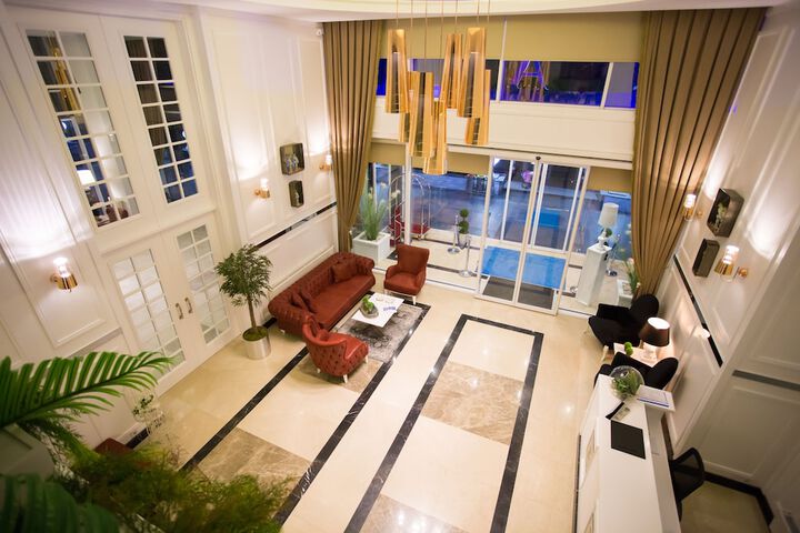 Interior entrance