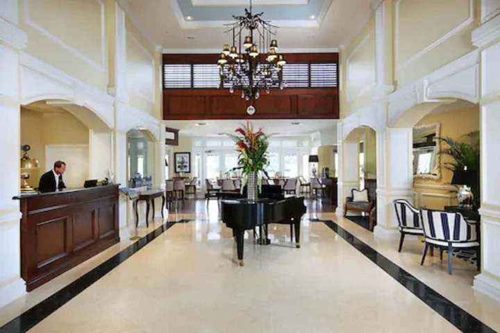 Lobby sitting area