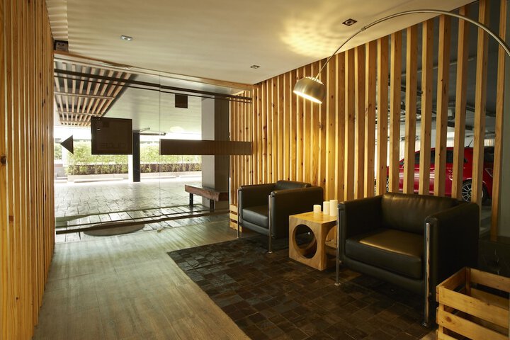 Interior entrance