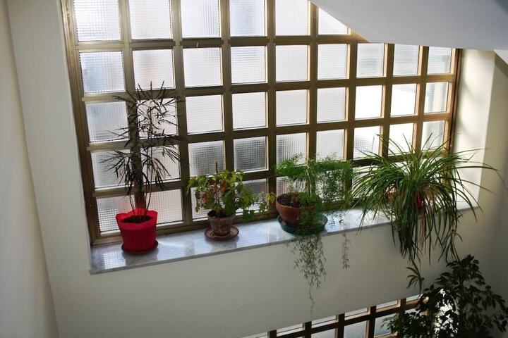 Interior entrance