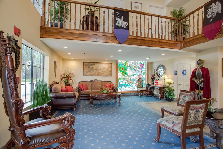 Lobby sitting area