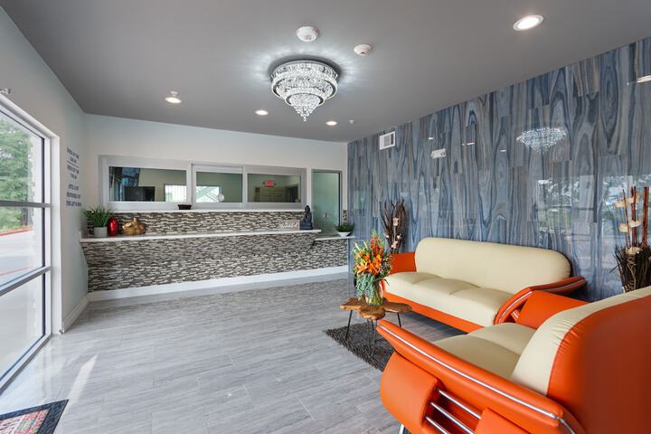 Lobby sitting area