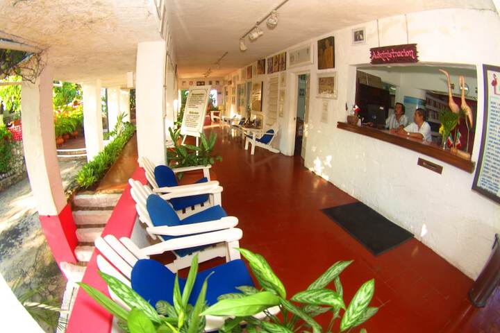 Interior entrance