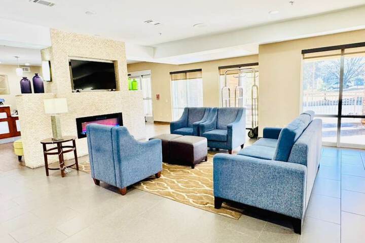 Lobby sitting area