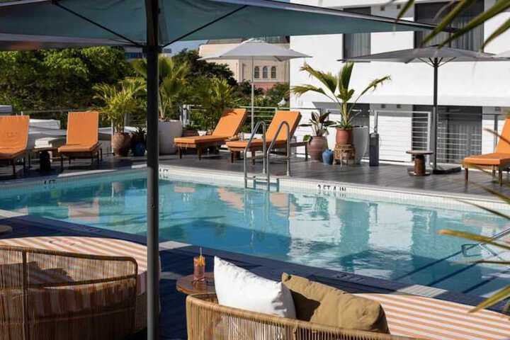 Rooftop pool