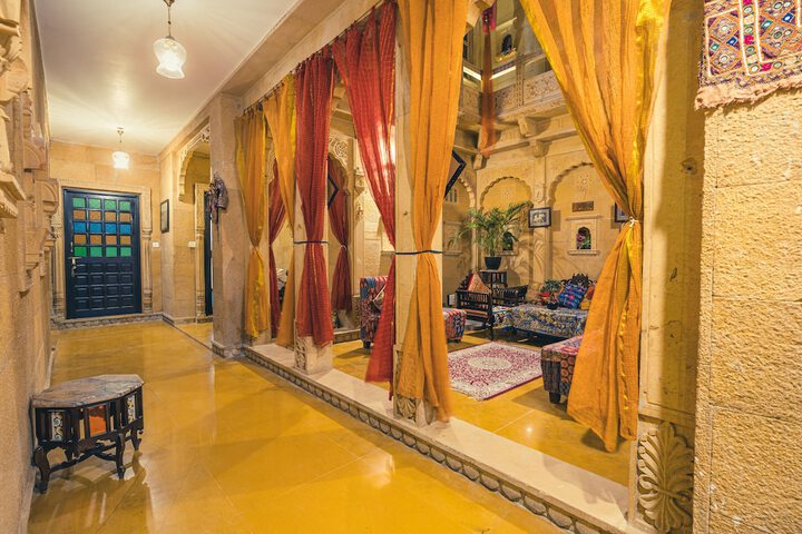 Interior entrance