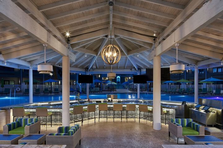 Poolside bar