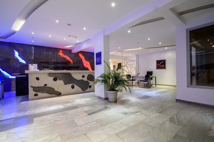 Interior entrance