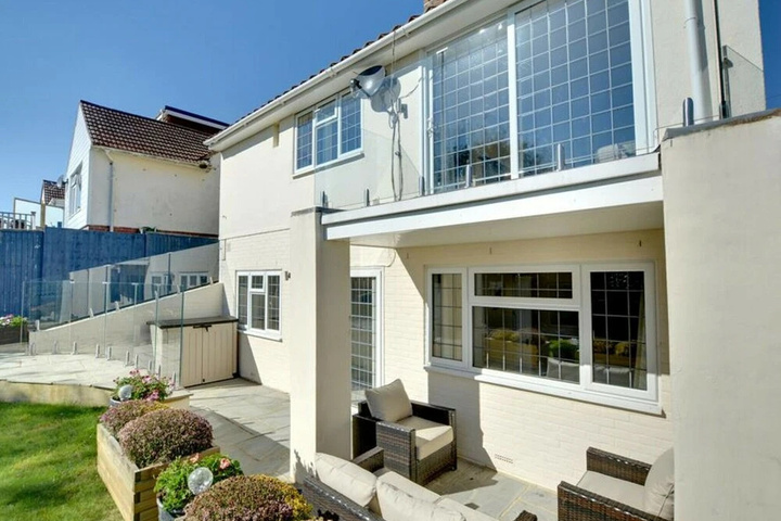 Image of Comfortable and Luxurious Family Home With Beautiful Sunny Garden Close to the Beach