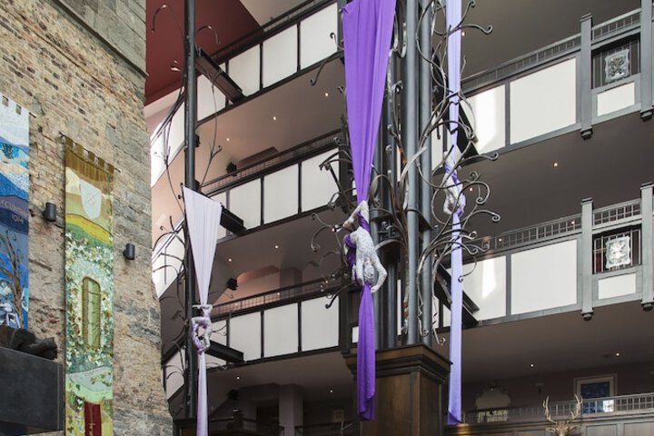 Interior entrance