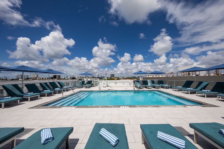 Rooftop pool