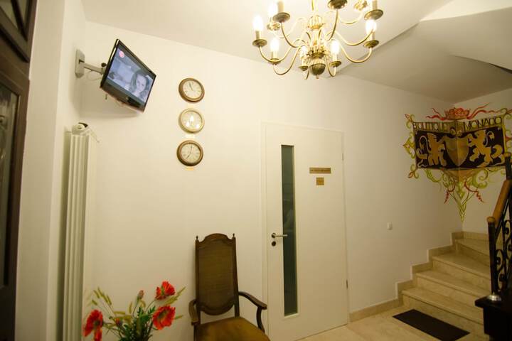 Interior entrance