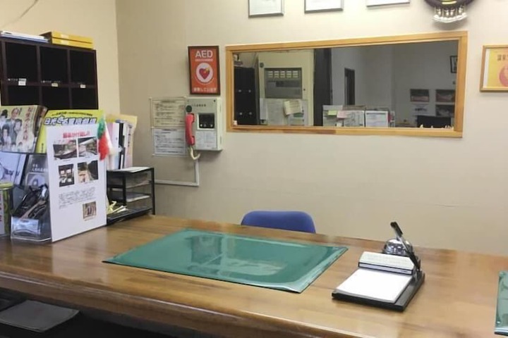 Interior entrance