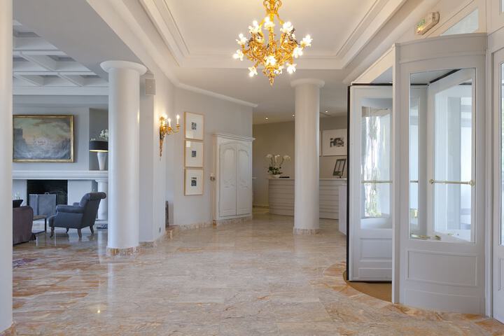 Interior entrance