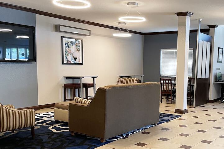 Lobby sitting area
