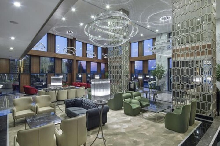 Lobby sitting area