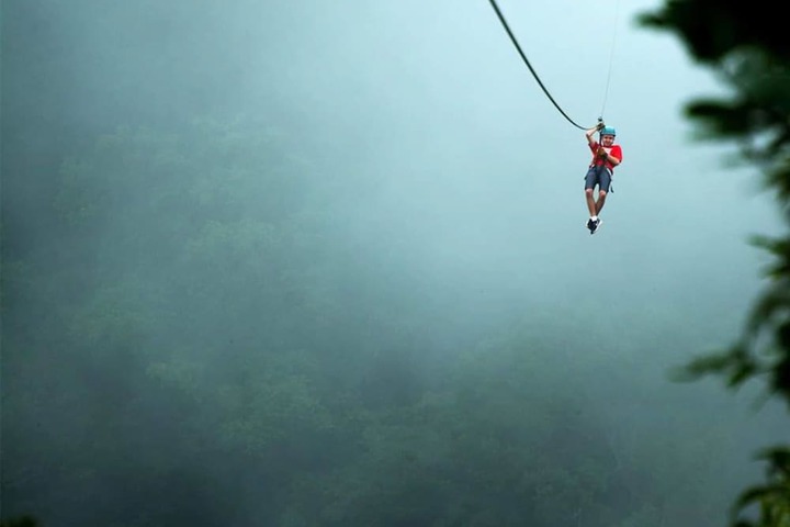 Ziplining