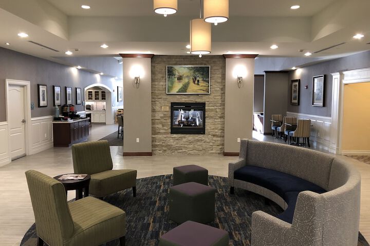 Lobby sitting area