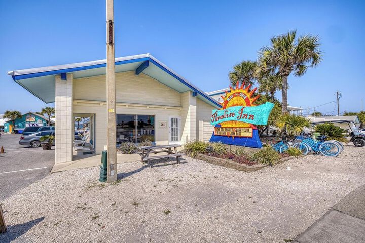 Exterior of Paradise inn