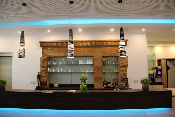 Interior entrance