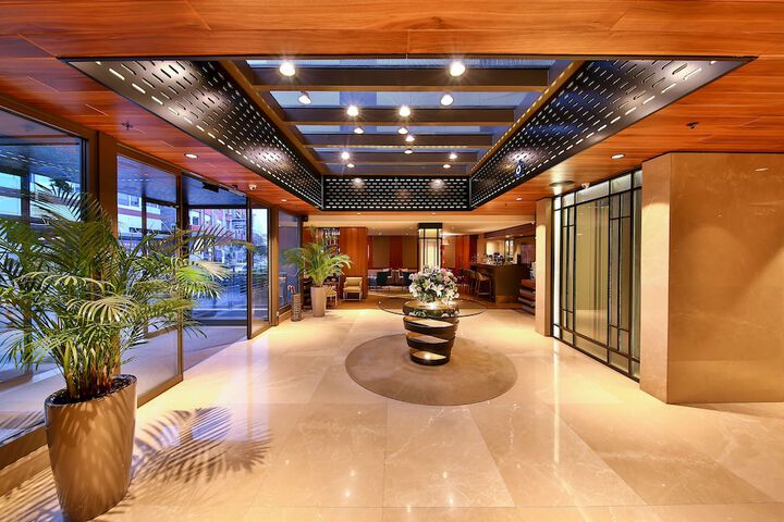 Interior entrance