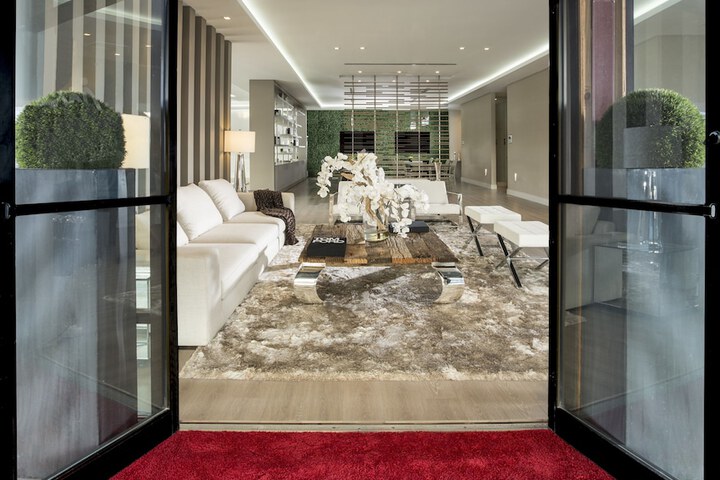 Interior entrance