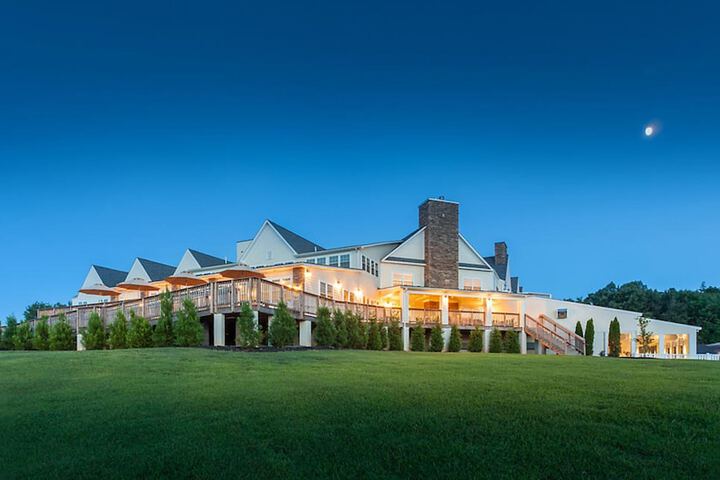 Front of property - evening/night