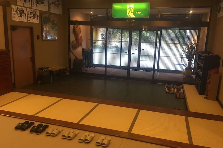 Interior entrance