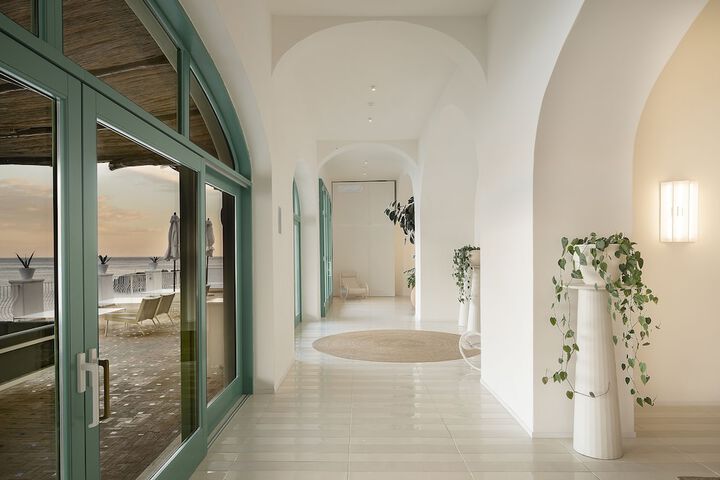 Interior entrance