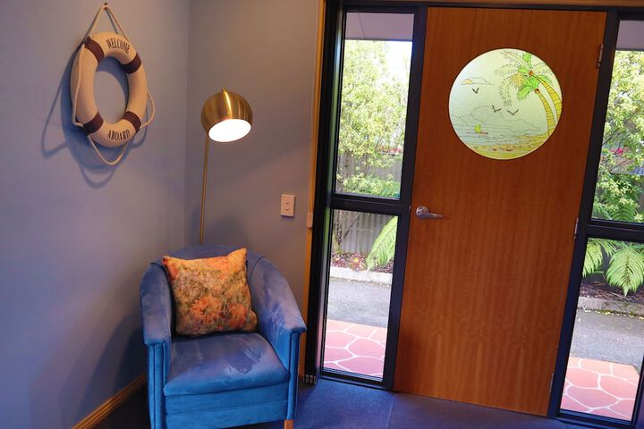 Interior entrance