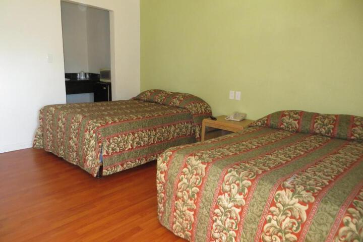 2 Double Beds Refrigerator, Microwave