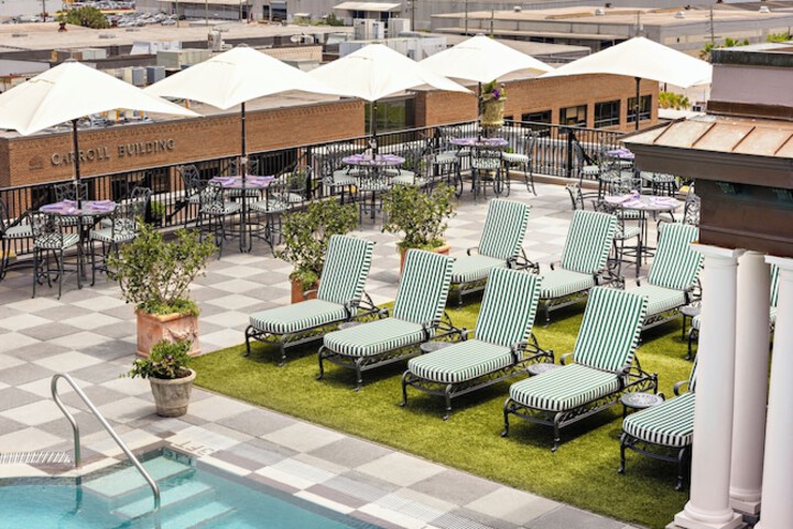 Rooftop pool