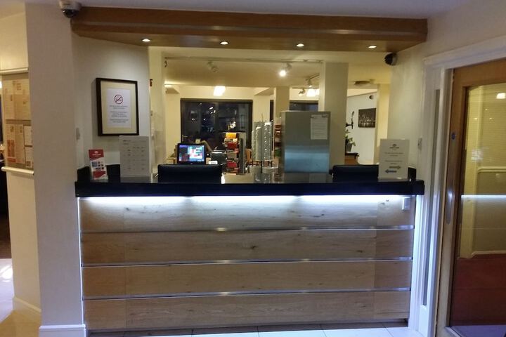 Interior entrance