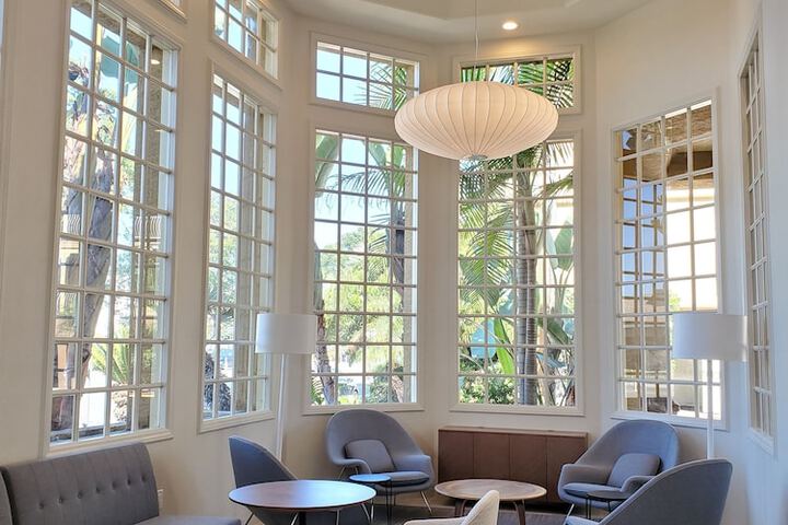 Lobby sitting area